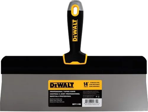 Vista 5 de DEWALT Cuchillo de espátula de 8" Big Back Acero inoxidable con mango de agarre suave DXTT-2-190
