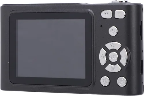 Vista 9 de Cámara digital, cámara de vlogging 4K 48MP, cámara digital de apuntar y disparar con flash, pantalla de 2.4 pulgadas, cámara pequeña compacta