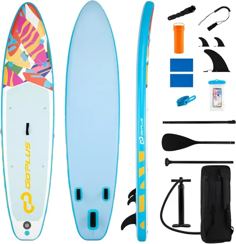 Vista 20 de Goplus Inflatable Stand Up Paddle Board w/SUP Paddleboard Accessories
