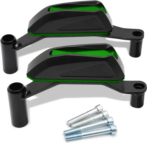 Vista 5 de Z900 Motocicletas Protección contra Caídas Marco Crash Pads Marco Protector de Marco deslizante Protector Compatible con Z900 Z 900 2017-2025 Verde