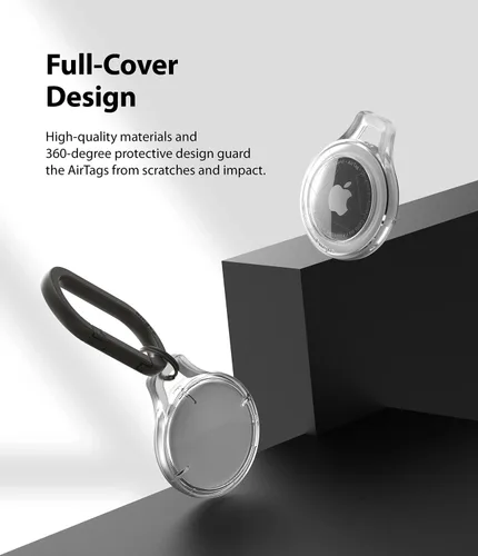 Vista 7 de Ringke Slim Compatible con AirTag - Transparente
