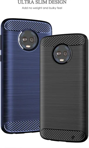 Vista 8 de Asuwish Funda compatible con Moto G6 Plus y protector de pantalla de vidrio templado, accesorios de celda, fundas de silicona para Motorola G6+