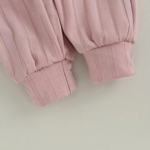 Vista 7 de TheFound Ropa de primavera para bebé recién nacida, traje de San Valentín, manga larga, estampado de corazón, sudadera con pantalones