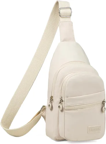 Vista 18 de Banelu Pequeña mochila bandolera bandolera para mujeres y hombres, bolsa de pecho, riñonera cruzada para exteriores, senderismo, viajes, color negro