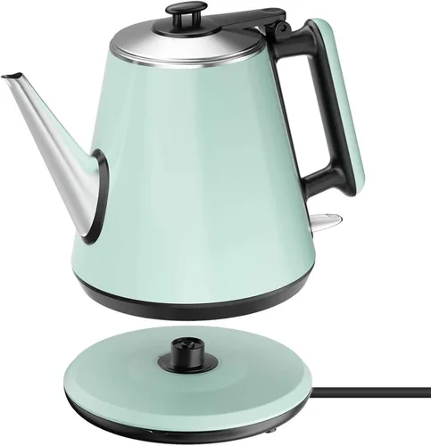 Vista 8 de Gooseneck Electric Kettle 1.0L,1000W, Smart, Pour Over, Copper 104-212°F, LED Digital Display, Touch control, Keep Warm, 304 SS BPA-Free, Auto