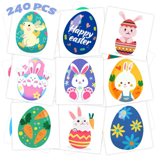 Vista 12 de 240 tatuajes temporales de otoño para niños, Acción de Gracias, impermeables, tatuajes de seguridad, la mejor opción para rellenar bolsas