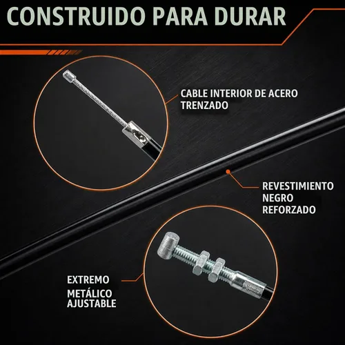 Vista 3 de Cable de acelerador universal de 75 pulgadas para Go Kart
