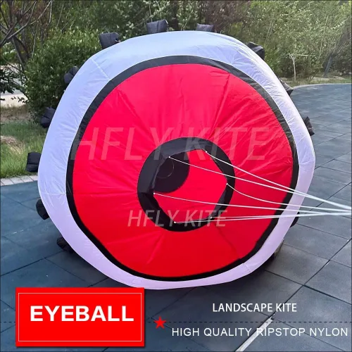 Vista 3 de HFLY - Paisaje inflable suave de 8.2 ft para niños y adultos, nailon Ripstop, línea de cometa