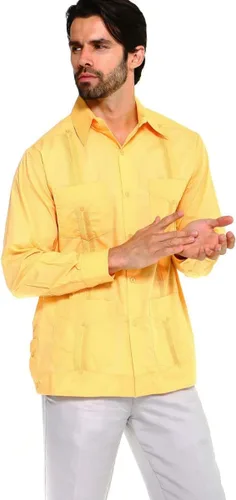 Vista 9 de Mojito Collection Guayabera de polialgodón de manga larga, Real