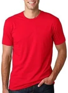 Vista 2 de Hombre prémium ajustada de manga corta playera Next Level