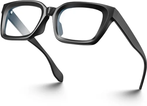 Vista 10 de VISOONE MONTANA - Lentes cuadrados gruesos con bloqueo de luz azul con antideslumbramiento para mujeres trabajadoras y hombres