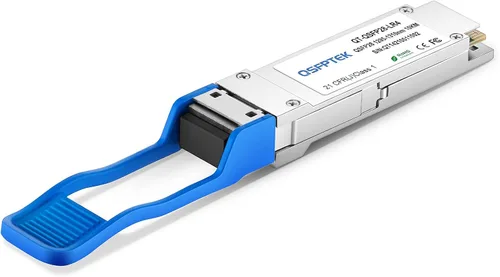 Vista 16 de QSFPTEK Módulo óptico del transmisor-receptor de 100GBASE-SR4 QSFP28 850nm el 328.1 ft compatible para QSFP-100G-SR4-S