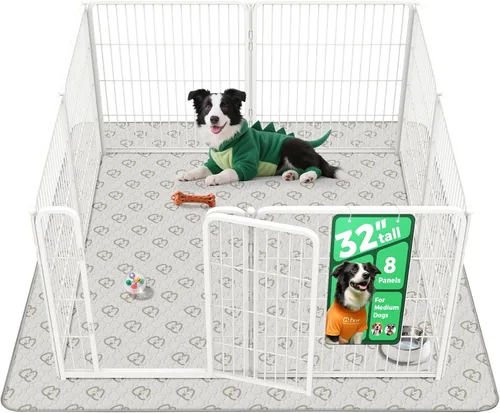 Vista 62 de FXW Homeplus Unleashed Corralito para Perros de Interior - Juego Sin Estrés y Seguro, Resistente de 24 Pulgadas 2 Paneles Corralito para Cachorros