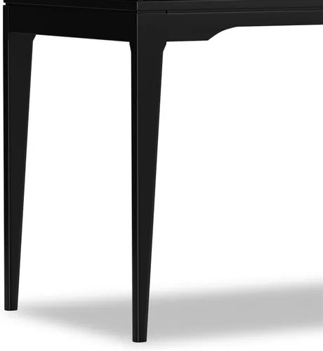 Vista 10 de SIMPLIHOME Harper 48" Wide Solid Wood Writing Desk in Black