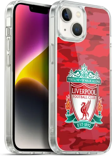 Vista 220 de Head Case Designs Funda de gel con licencia oficial del Liverpool Football Club Away Colourways Crest Camou [protección de grado militar] compatible