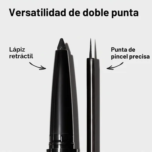 Vista 6 de REVLON Delineador líquido y lápiz Kohl ahumado, maquillaje de ojos ColorStay Line Creator, impermeable y resistente a la transferencia, opaca, 0.004