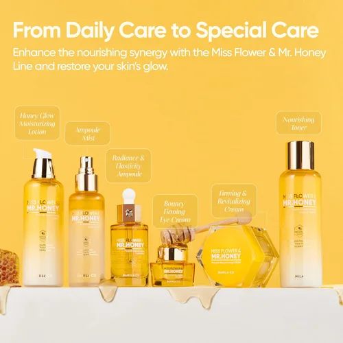 Vista 7 de BANILA CO Miss Flower & Mr Honey Propolis Ampolis - Ampolis Mist Spray fijador de maquillaje hidratante de doble capa para la piel nutritiva