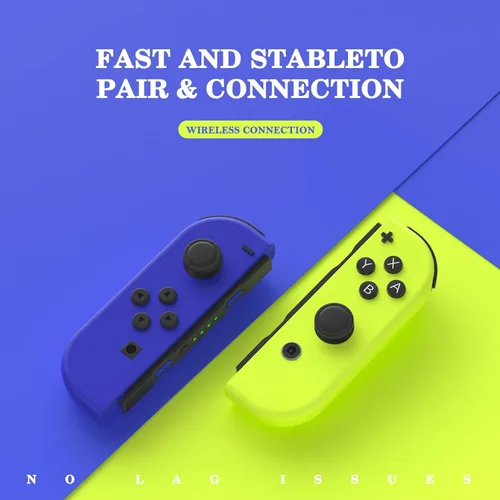 Vista 2 de YURRDE Joy Cons for Switch Controllers, Wireless Joy Con Replacement Compatible for Switch Joycons, Left and Right Switch Controller Joycon Support