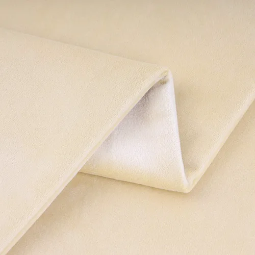 Vista 9 de Phantoscope Paquete de 2 fundas de almohada decorativas de terciopelo suave y cuadrado para sofá, color beige, 18 x 18 pulgadas, 17.7 x 17.7 in