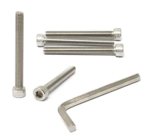Vista 234 de iexcell Kit de tornillos de cabeza hexagonal de acero inoxidable 304, 100 unidades M2 x 0.157 in, paso de rosca de 0.016 in