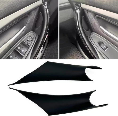 Vista 11 de Cubierta para manija de puerta de automóvil izquierda y derecha, Cubiertas Decorativas Protectoras para Manijas de Tirador Interior de Puerta