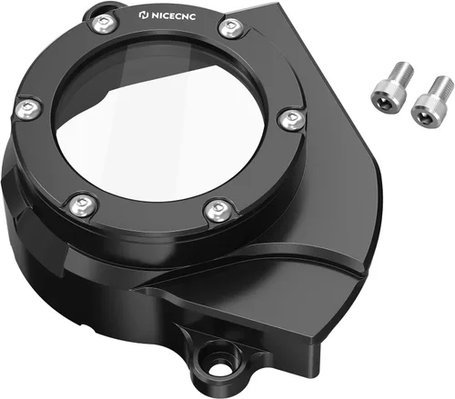 Vista 8 de NICECNC Cubierta de piñón de polea Protector Protector Transparente Negro