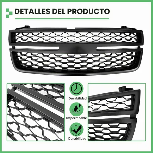 Vista 2 de Rejilla superior delantera para Chevy Silverado 1500 2500HD 3500