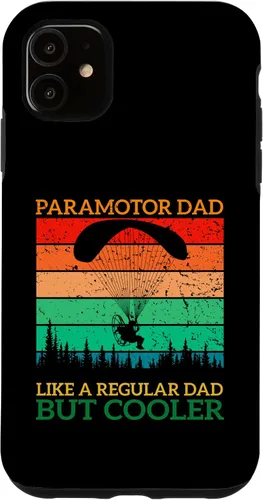 Vista 6 de Funda de parapente para iPhone 12 mini con paramotor y parapente
