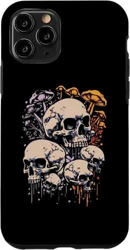 Vista 10 de iPhone 15 Shrooming Skull Fungi Mycology Hunter - Mushrooming Mushroom Case