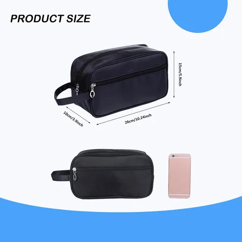 Vista 6 de Tumecos Kit de aseo Dopp Organizador de electrónica de viaje, bolsa de accesorios de afeitado