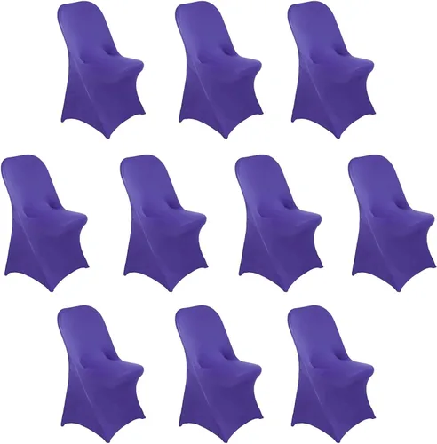Vista 47 de Efavormart - Funda para silla plegable elástica de elastano, ajustable, para cenas, eventos, bodas, fiestas, banquetes, catering, color beige