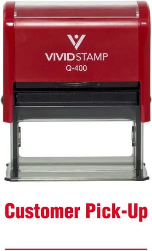 Vista 13 de Sello de goma autoentintado para recolección de clientes (tinta negra) - Mediano (paquete de 2)