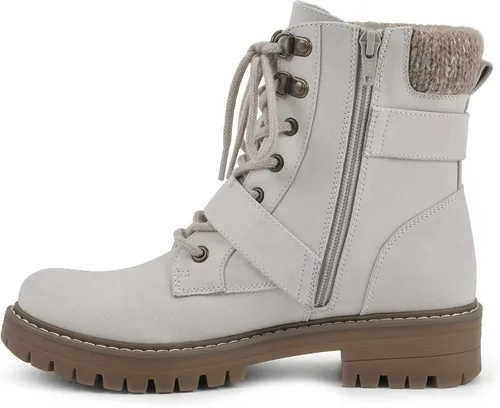 Vista 3 de CLIFFS BY WHITE MOUNTAIN Botas Marlee para mujer, Blanco