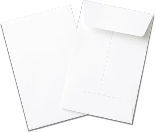 Vista 7 de Guardian Sobres de papel #1 para monedas con solapas engomadas, paquete de 50 sobres pequeños en blanco para tarjetas de regalo, monedas, recibos
