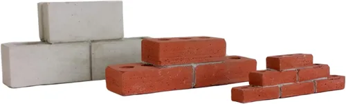 Vista 6 de Acacia Grove Mortero para bloques de cemento en miniatura y ladrillos rojos - 4oz