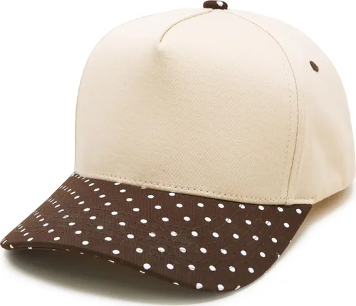 Vista 36 de Funky Junque - Sombreros Snapback de Lona Vintage de Dos Tonos Rayas a rayas - Rojo/Beige