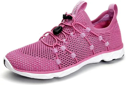 Vista 3 de MOERDENG - Zapatos de agua de secado rápido para mujer, ligeros, para deportes al aire libre, playa, piscina, ejercicio