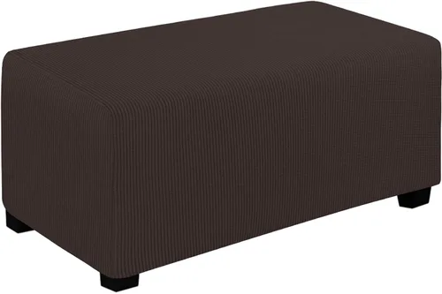 Vista 96 de Easy-Going Funda Elástica para Otomana Taburete de Almacenamiento Plegable Protector de Muebles Funda Rectangular Suave con Parte Inferior Elástica