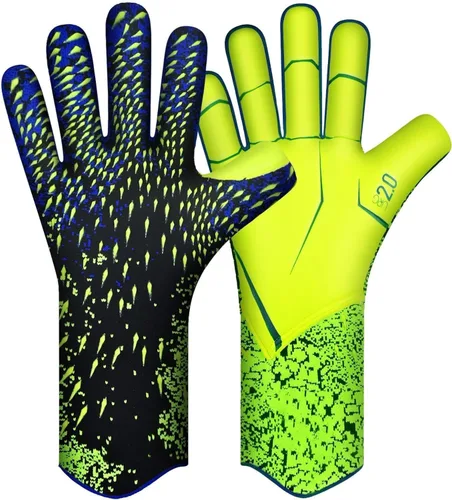Vista 15 de Guantes de Portero de Fútbol, Guantes de Portero de Fútbol con Agarre Definitivo con Tallas 6/7/8/9/10, Agarre Fuerte, Fútbol Americano