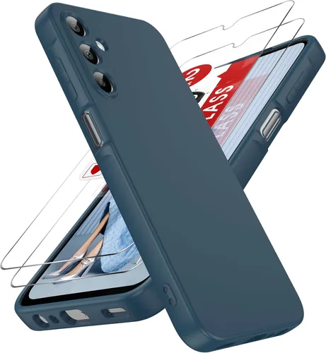 Vista 77 de LeYi Funda para Motorola Moto G Play 4G 2024: Funda para Moto G Play 4G 2024 con funda delgada y antiarañazos, silicona líquida a prueba de golpes
