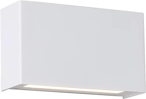 Vista 7 de WAC Lighting dweLED, aplique de pared LED Blok de 12 pulgadas 2700 K en negro