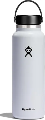 Vista 52 de Hydro Flask Botella de agua – Acero inoxidable aislado – Tapa flexible de boca ancha, antiderrames, a prueba de fugas y recargable en agave de 20