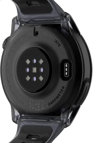 Vista 2 de COROS Reloj GPS deportivo ultraligero PACE 4 (silicona de cristal negro)