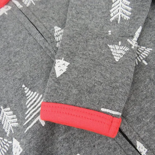 Vista 2 de HonestBaby Sleep and Play Footed Holiday Pajamas One-Piece Sleeper Zip-front Organic Cotton PJs BabyBoys,Girls,Unisex(LEGACY)