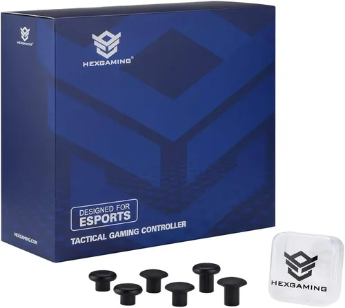 Vista 5 de HEXGAMING HEX Hyper Controller 4 Mappable Back Buttons Replaceable Thumbsticks Triggers Stop Compatible with PS4 Pro Custom Controller PC Wireless