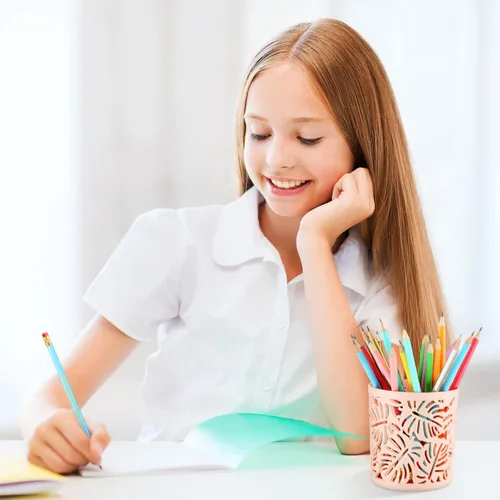 Vista 7 de Spakon 20 lápices inspiradores a granel #2 lápices de cumplido con frase motivacional, lindo regalo divertido de regreso a la escuela para niños
