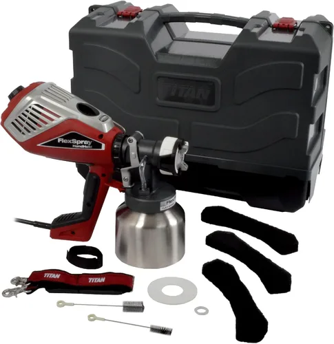 Vista 17 de Titan ControlMax 1500 0580005 Rociador de pintura sin aire de alta eficiencia, la tecnología HEA disminuye el exceso de pulverización hasta un 55%