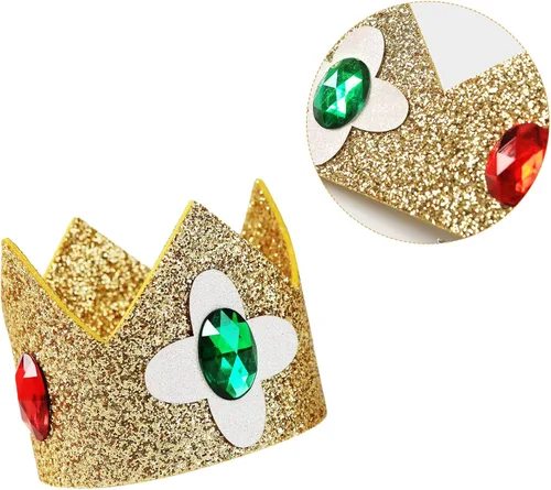 Vista 4 de Corona de princesa para mujeres y niñas, accesorio de disfraz de Halloween