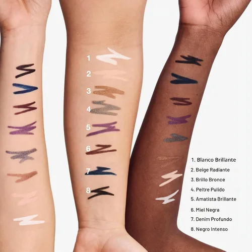 Vista 4 de Clinique High Impact Gel Tech Eyeliner Waterproof, Smudge Resistant + Safe For Sensitive Eyes AB Miel Negra