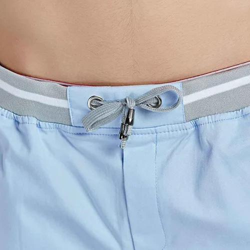Vista 54 de JustSun Pantalones cortos para hombre, estilo casual, de algodón, con cintura elástica y bolsillos Negro